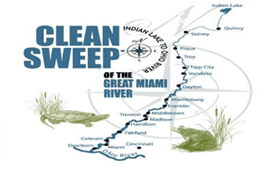 Logo for Clean Sweep of Great Miami River Event