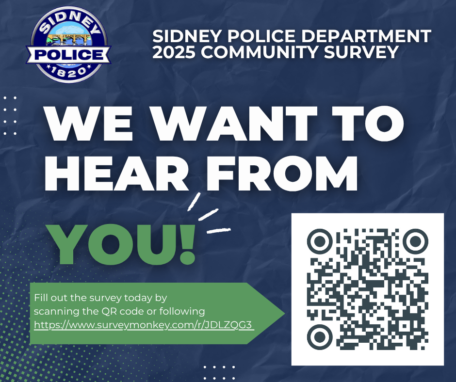 2025 Sidney PD Community Survey Link